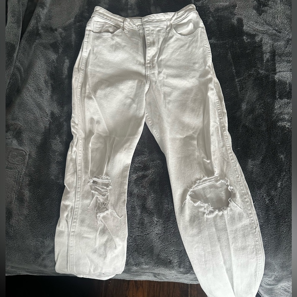 Hollister high rise mom jean 4 Long